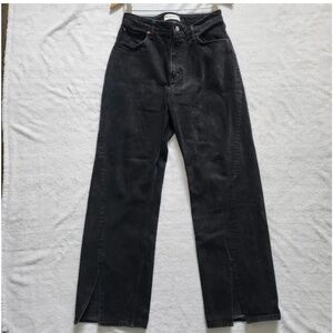 ABERCROMBIE & FITCH Womens 90s Relaxed Jeans Washed Black High Rise‎  Size 29/8R